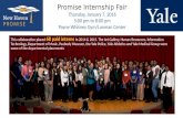 New Haven Promise -Yale 2016 Internship Fair-Manager Overview