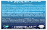 Cyber Management Systems Past Performance
