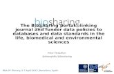 The BioSharing portal - linking journal and funder data policies to databases and data standards in the life, biomedical and environmental sciences