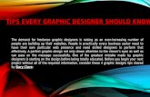 Tips Every Graphic Designer should know