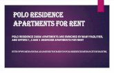 Apartments for rent in Polo Residence