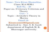 Paper - 3 Literary Criticism and Theory