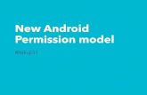 Android new permission model