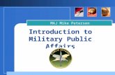 UPAR 2017 02 Intro to Military Public Affairs