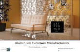 Aluminium Furniture Manufacturers