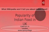What Wikipedia won’t tell you about Indian Food