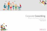 HR&D. "Corporate coworking" study - Summary