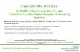 Inequitable access to public health and healthcare