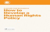 DevelopHumanRightsPolicy_ON BUSINESS AND HUMAN RIGHTS.