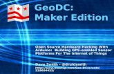 GeoDC Maker Talks:  GPS-Enabled Sensor Platforms using Arduino