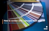Webinar "How to screen 100+ concepts with MaxDiff"