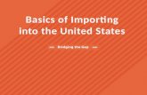 Basics of importing