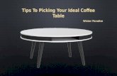 Wicker Paradise | Tips To Picking Your Ideal Coffee Table