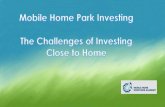 Mobile home park investing,  local vs. out of area investing