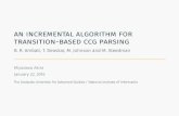 An incremental algorithm for transition-based CCG parsing