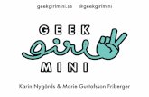 Geek Girl Mini-presentation på Geek Girl Meetup 2016