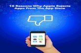 10 Reasons Why Apple Rejects Apps From The App Store
