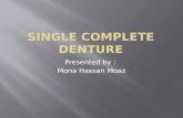 Single denture