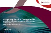 Adopting Service Governance: Governing portfolio value for sound corporate citizenship