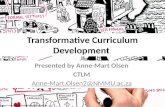 Transformative curriculum workshop