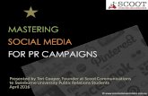 Mastering social media for PR campaigns