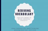 NCTE 2016 Reviving Vocabulary