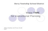 Make TIME for Instructional Planning
