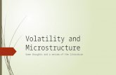 Volatility and Microstructure [Autosaved]