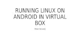 Running linux on android in virtual box