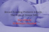 Breast Milk for Preterm Infants