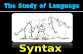 The Study of Language - Syntax - Theoretical Linguistics