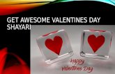 Get Awesome Valentines Day Shayari