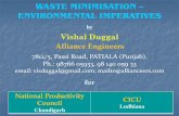 Waste minimisation   environmental imperatives