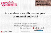 Sandbox vs manual analysis v2.1