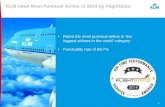 KLM rated Most Punctual Airline in 2014 by