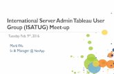 ISATUG meetup Feb 9, 2016