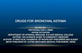 Drugs for Bronchial Asthma