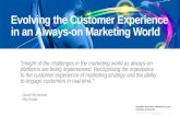 CMO Event - Infor, Evolving the Customer Experience in an Always-on Marketing World