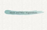 Hash& mac algorithms