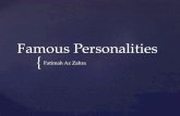 Famous Personalities - Fatimah az-Zahra