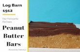 Peanut Butter Bar Recipe by Log Barn 1912