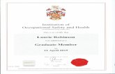 IOSH Graduate Membership