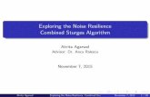 Noise Resilience in Machine Learning Algorithms