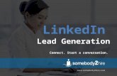 LinkedIn Lead Generation - Connect. Start a conversation.