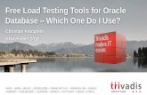 Free Load Testing Tools for Oracle Database – Which One Do I Use?