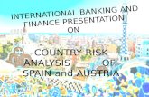 Country Risk Analysis of Country:- Spain and Austria