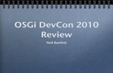 OSGi DevCon US 2010 Review