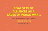 CAMBRIDGE AS HISTORY: ALLIANCES WORLD WAR 1
