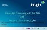 Knowledge Processing with Big Data and  Semantic Web Technologies