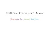 Characters and actors